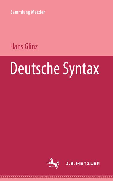 Produktbild: Deutsche Syntax