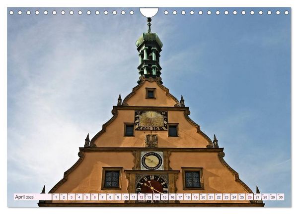 Produktbild: Romantisches Rothenburg ob der Tauber (Wandkalender 2026 DIN A4 quer), CALVENDO Monatskalender