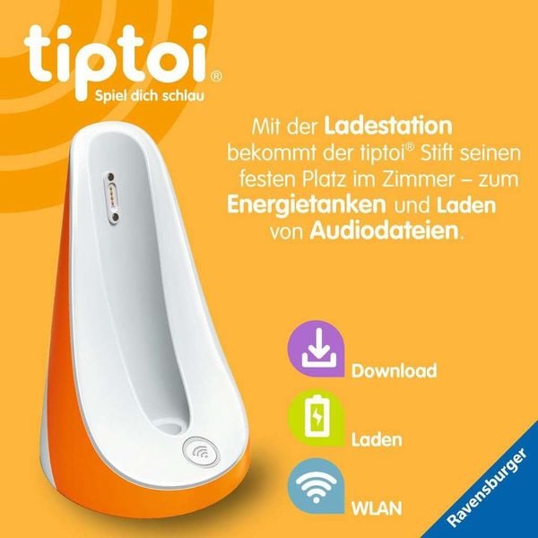 Ravensburger 00111 - tiptoi® Ladestation für den Stift (lädt Akku und Audiodateien)