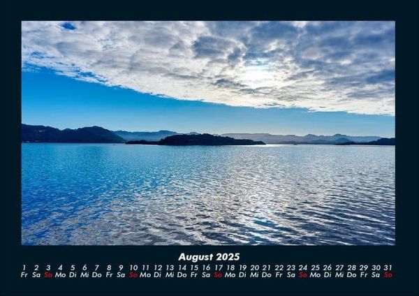 Produktbild: Landschaftskalender 2025 Fotokalender DIN A4