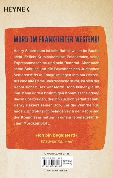Produktbild: Der Rabbi und der Kommissar: Du sollst nicht morden