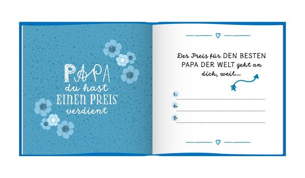Produktbild: Das Erinnerungsbuch für den besten Papa der Welt. Ausfüllbuch zum Verschenken fü