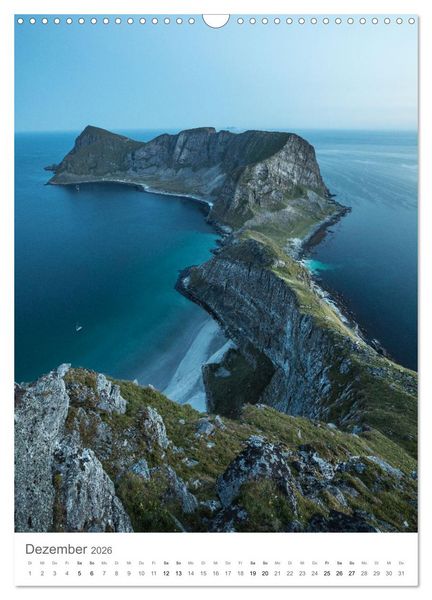 Produktbild: Die Lofoten &ndash; Landschaftsfotografien aus Nordnorwegen (Wandkalender 2026 DIN A3 hoch), CALVENDO Monatskalender
