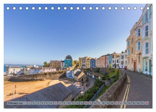 Produktbild: Beautiful Wales (Desk Calendar 2026 DIN A5 landscape), CALVENDO 12 Month DeskCalendar