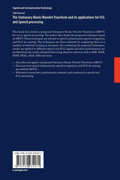Produktbild: The Stationary Bionic Wavelet Transform and its Applications for ECG and Speech Processing