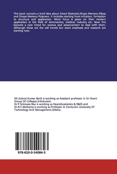 Produktbild: Introduction to smart materials,shape memory alloys and polymers