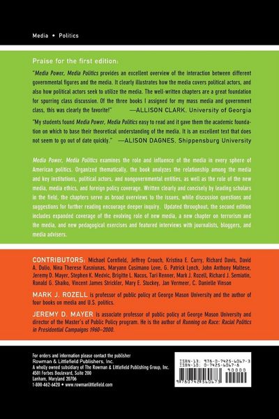 Produktbild: Media Power, Media Politics