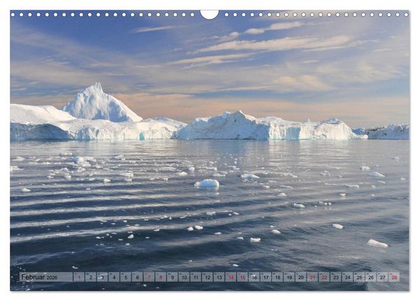 Produktbild: Gr&ouml;nland: Eisberge in der Disko Bucht (Wandkalender 2026 DIN A3 quer), CALVENDO Monatskalender