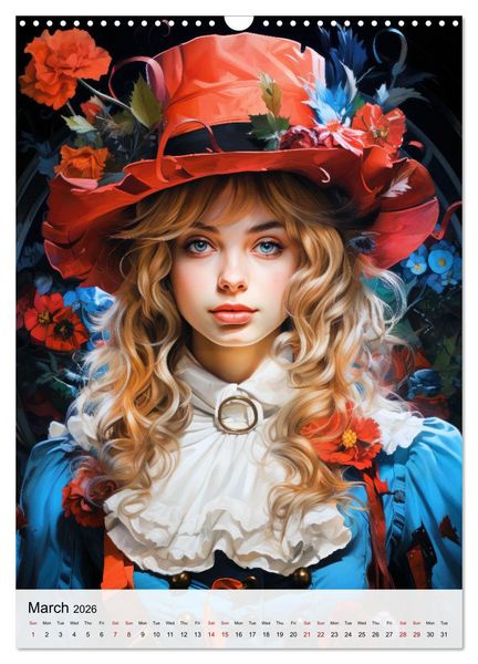 Produktbild: Novel Canvas (Wall Calendar 2026 DIN A3 portrait), CALVENDO 12 Month Wall Calendar