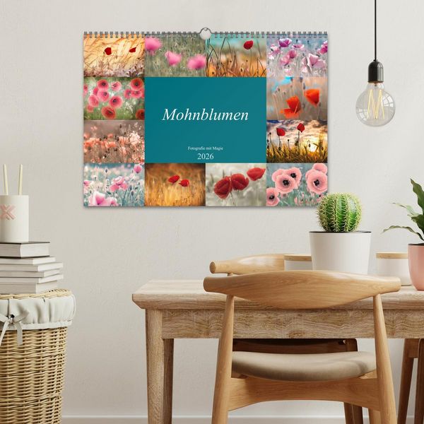 Produktbild: Mohnblumen - Fotografie mit Magie (Wandkalender 2026 DIN A3 quer), CALVENDO Monatskalender