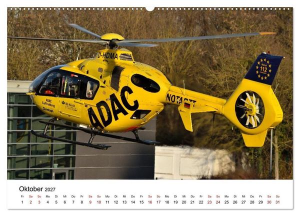 Produktbild: Hubschrauberdynamik in allen Facetten (hochwertiger Premium Wandkalender 2027 DIN A2 quer), Kunstdruck in Hochglanz