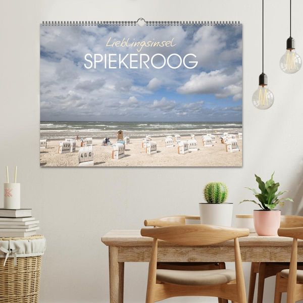 Produktbild: Lieblingsinsel Spiekeroog (Wandkalender 2026 DIN A2 quer), CALVENDO Monatskalender