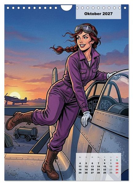 Produktbild: Uniform-Girls (Wandkalender 2027 DIN A4 hoch), CALVENDO Monatskalender