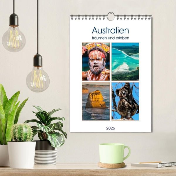 Produktbild: Australien tr&auml;umen und erleben (Wandkalender 2026 DIN A4 hoch), CALVENDO Monatskalender