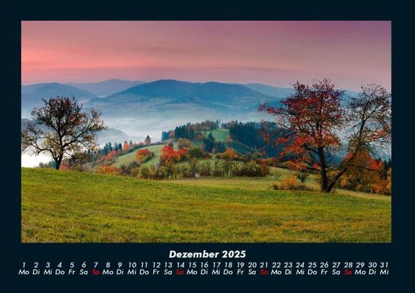 Produktbild: Naturlandschaften 2025 Fotokalender DIN A4