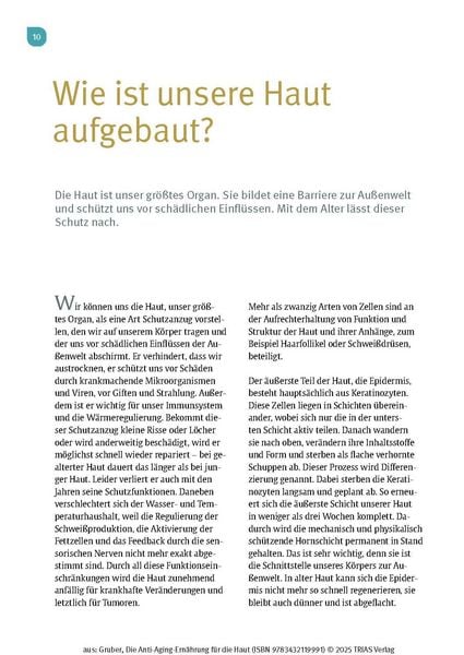 Produktbild: Die Anti-Aging-Ern&auml;hrung f&uuml;r die Haut