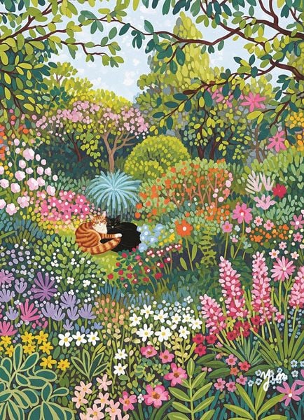 Produktbild: COBBLE HILL PUZZLES - Im Garten 1000 Teile