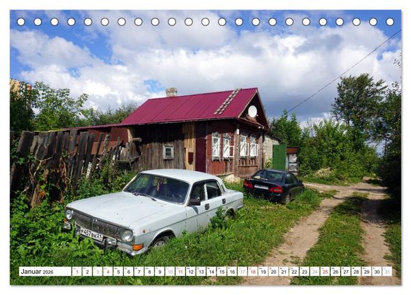 Produktbild: Sowjet-Mobile - Oldtimer der UdSSR (Tischkalender 2026 DIN A5 quer), CALVENDO Monatskalender