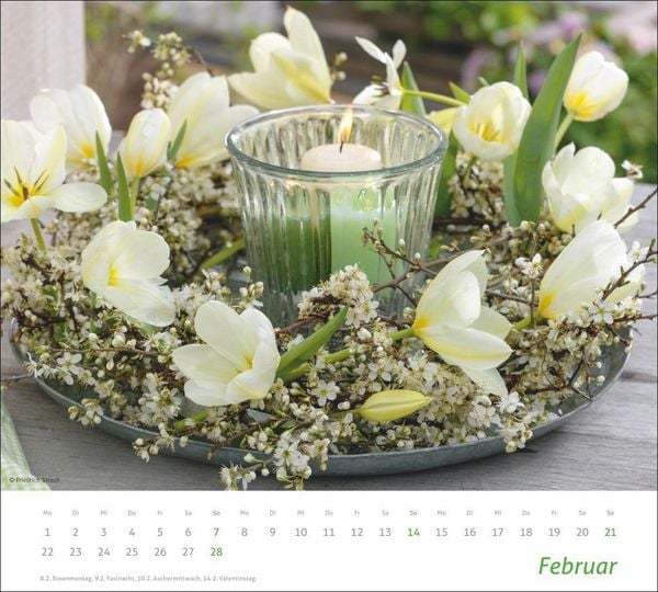 Produktbild: times&more Blumen Bildkalender 2027