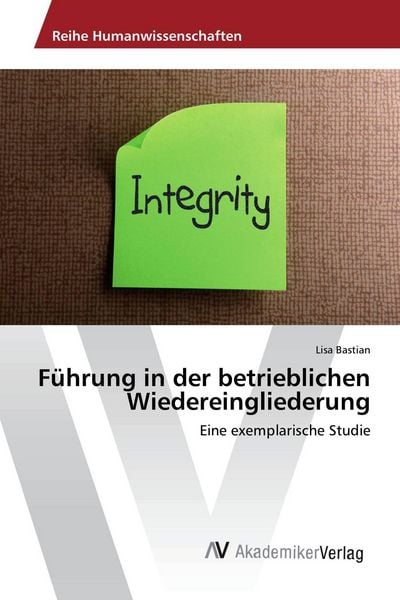 Produktbild: F&uuml;hrung in der betrieblichen Wiedereingliederung