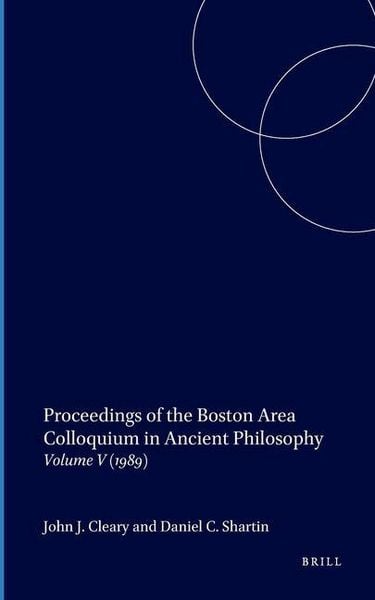 Produktbild: Proceedings of the Boston Area Colloquium in Ancient Philosophy