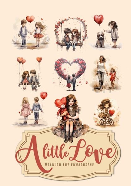 Produktbild: A little Love Malbuch f&uuml;r Erwachsene