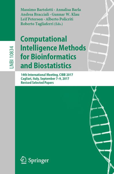 Produktbild: Computational Intelligence Methods for Bioinformatics and Biostatistics