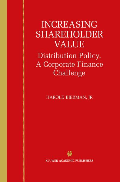 Produktbild: Increasing Shareholder Value
