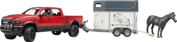 Produktbild: bruder 02501 RAM 2500 Power Wagon + Pferdeanh&auml;nger mit Pferd