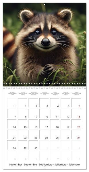Produktbild: Joie animale - Une ann&eacute;e de sourires et d'&eacute;nergie positive (Calendrier mural carr&eacute; 2026 30x30 cm) Calendrier double avec une page pour vos prises de notes