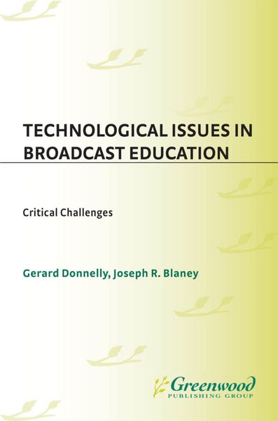 Produktbild: Technological Issues in Broadcast Education