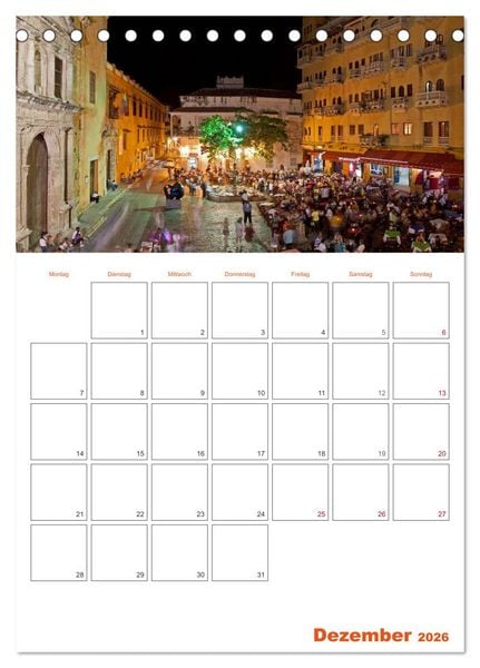 Produktbild: HOMMAGE AN KOLUMBIEN (Tischkalender 2026 DIN A5 hoch), CALVENDO Monatskalender