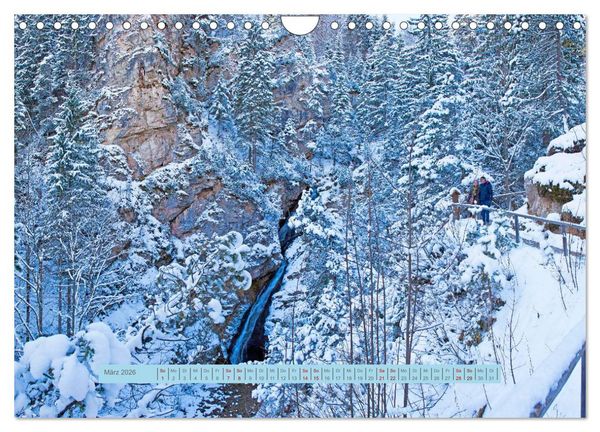 Produktbild: Mittenwald rundherum ein Wintertraum (Wandkalender 2026 DIN A4 quer), CALVENDO Monatskalender