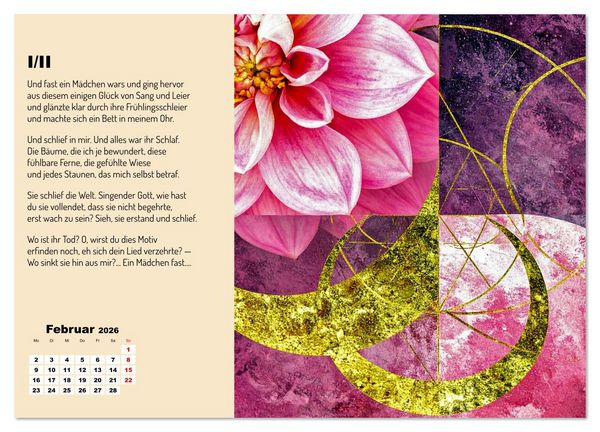 Produktbild: Orpheus' Leier (Wandkalender 2026 DIN A2 quer), CALVENDO Monatskalender