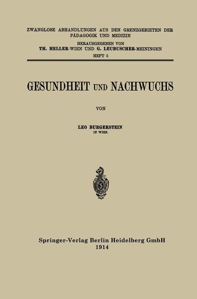 Produktbild: Gesundheit und Nachwuchs