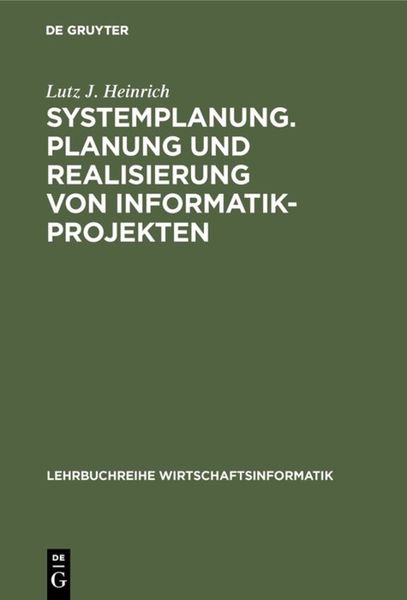 Produktbild: Systemplanung. Planung und Realisierung von Informatik-Projekten