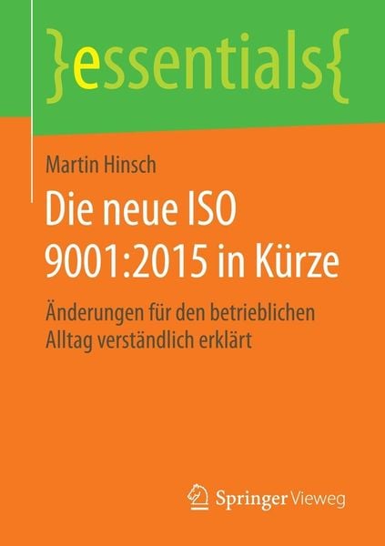 Produktbild: Die neue ISO 9001:2015 in K&uuml;rze