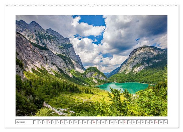 Produktbild: Herzliche Gr&uuml;&szlig;e aus Gosau (Wandkalender 2026 DIN A2 quer), CALVENDO Monatskalender