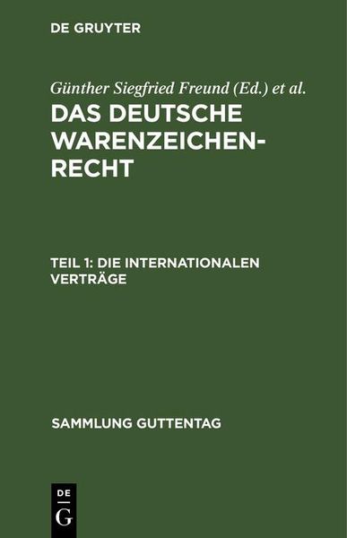 Produktbild: Die internationalen Vertr&auml;ge