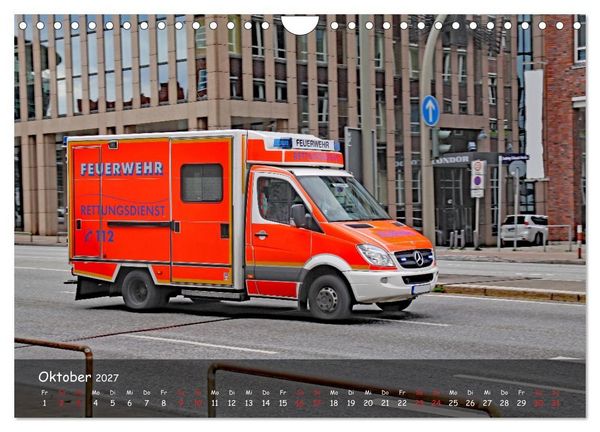 Produktbild: Der Rettungsdienst (Wandkalender 2027 DIN A4 quer), CALVENDO Monatskalender