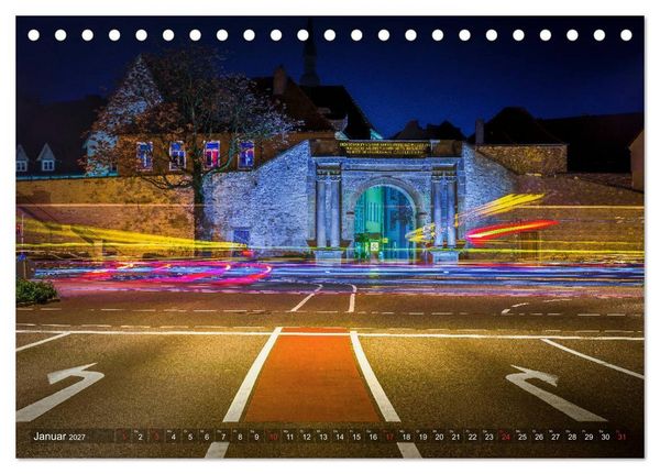 Produktbild: Osnabr&uuml;ck f&uuml;r Nachtschw&auml;rmer (Tischkalender 2027 DIN A5 quer), CALVENDO Monatskalender