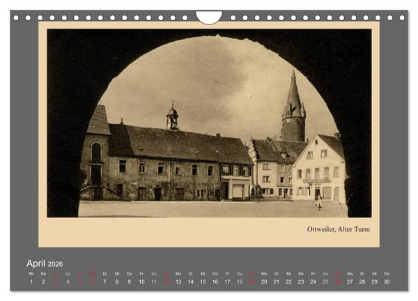 Produktbild: Saarland - vunn domols (frieher), Landkreis Neunkirchen (Wandkalender 2026 DIN A4 quer), CALVENDO Monatskalender