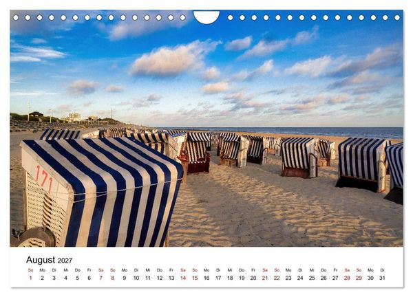Produktbild: Norderney Paradies in der Nordsee (Wandkalender 2027 DIN A4 quer), CALVENDO Monatskalender
