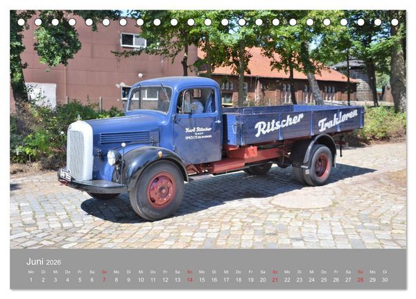 Produktbild: Oldtimer - L K W (Tischkalender 2026 DIN A5 quer), CALVENDO Monatskalender