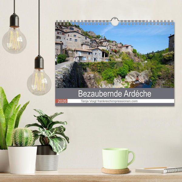 Produktbild: Bezaubernde Ard&egrave;che (Wandkalender 2026 DIN A4 quer), CALVENDO Monatskalender