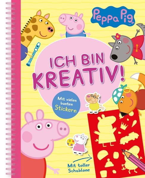 Peppa Pig Ich bin kreativ!, Taschenbuch von , Schwager & Steinlein, 9783849939861