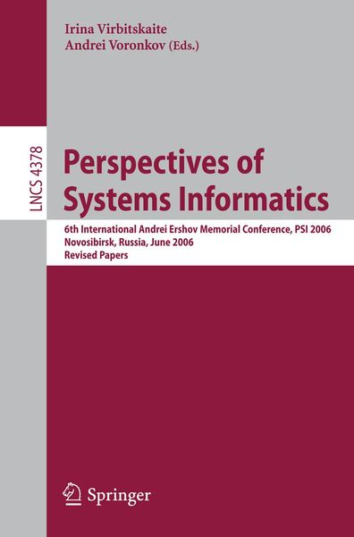 Produktbild: Perspectives of Systems Informatics