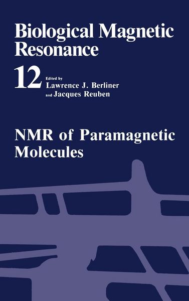Produktbild: NMR of Paramagnetic Molecules