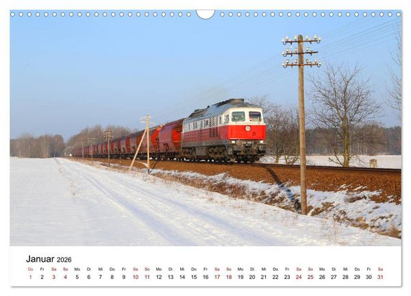 Produktbild: Eisenbahnen in Ostsachsen 2026 (Wandkalender 2026 DIN A3 quer), CALVENDO Monatskalender