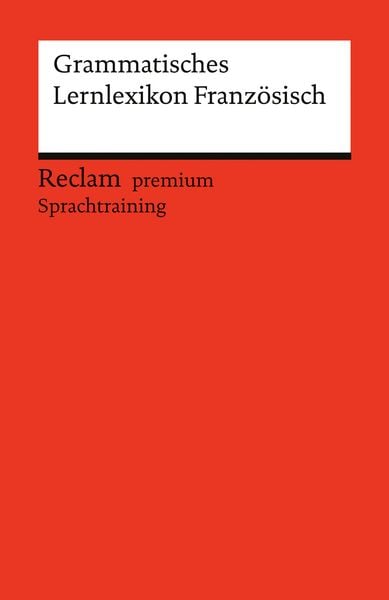 Produktbild: Grammatisches Lernlexikon Franz&ouml;sisch